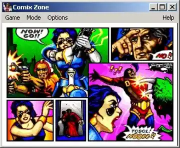 Comix Zone (USA) screen shot game playing